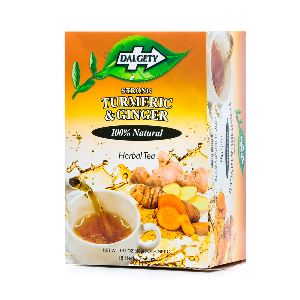 Dalgety Turmeric & Ginger Herbal Tea 40g