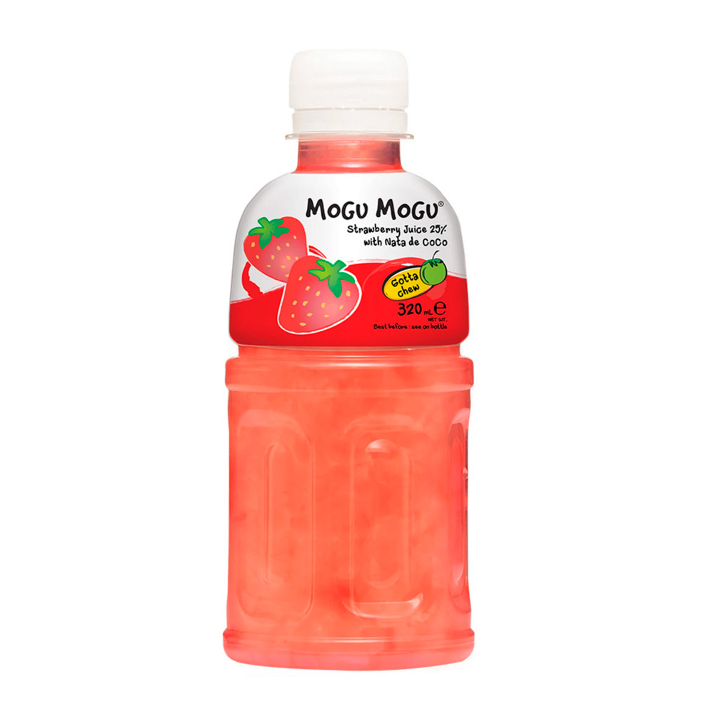 Mogu Mogu Strawberry flavour drink 320ml