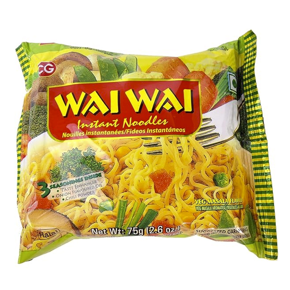 Wai Wai Vegetable Instant Noodles(3X75g)
