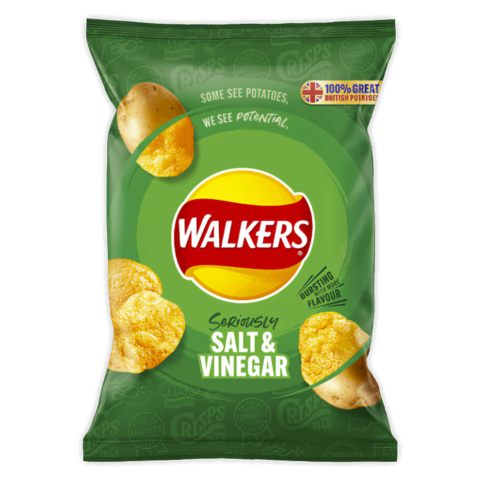 Walkers salt & vinegar