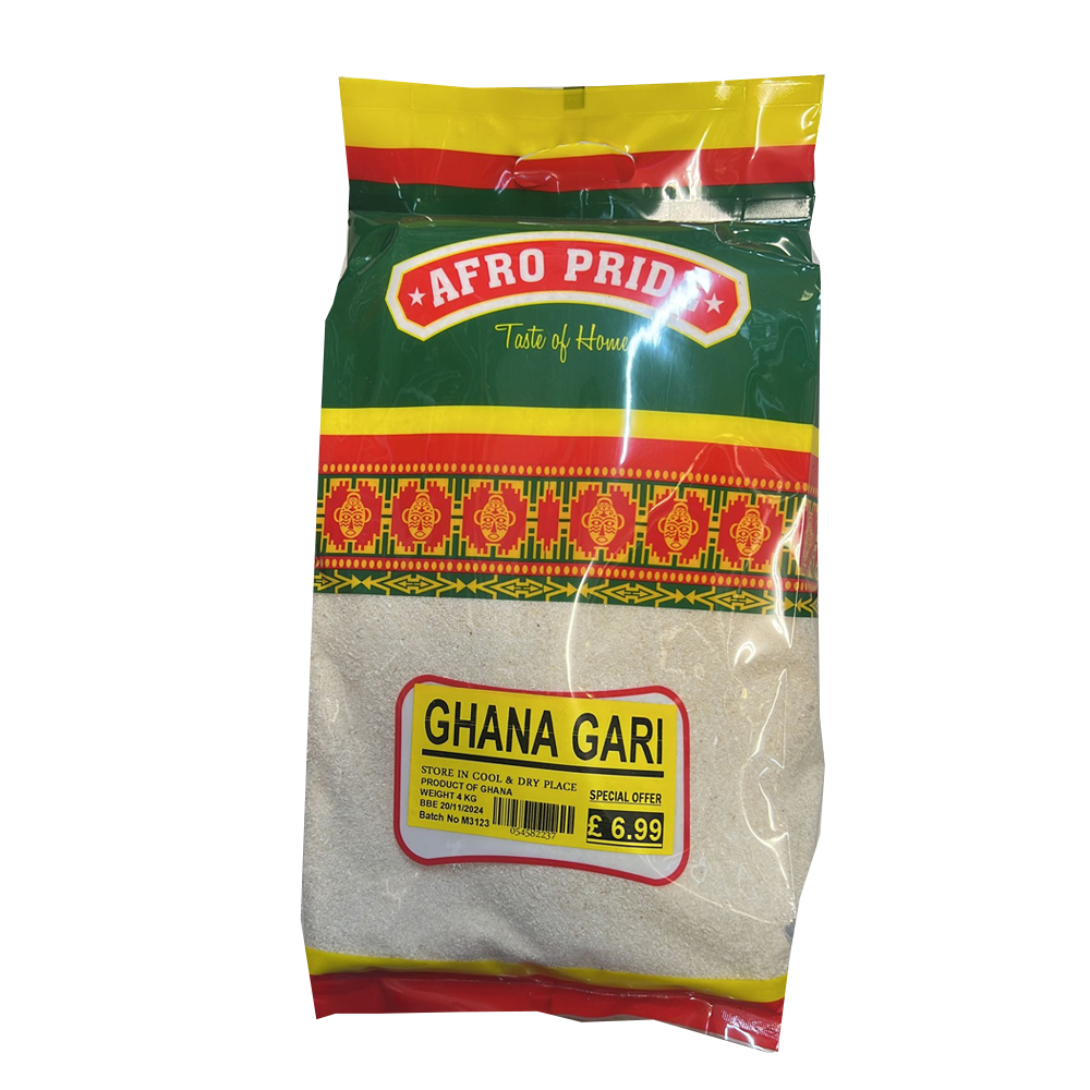 Afro Pride Ghana White Gari 4Kg