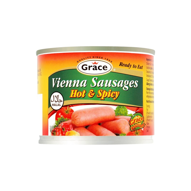 Grace Vinenna Sausages hot & Spicy 200g