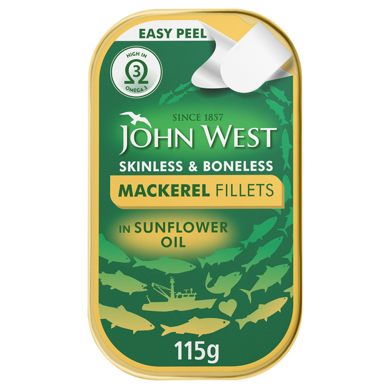 John west Mackrel in Sunflower Oil 125g