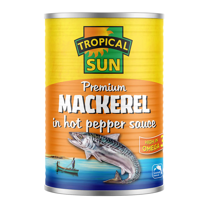 Tropical Sun Mackerel in Hot pepper Sauce 400g