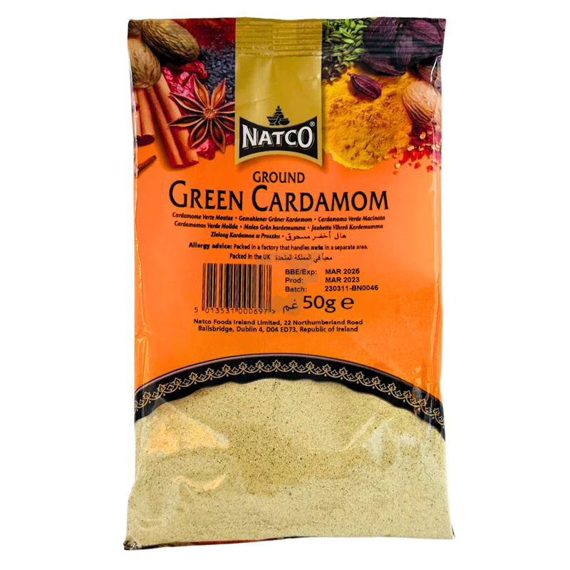 Ground Green Cardamoms 50g