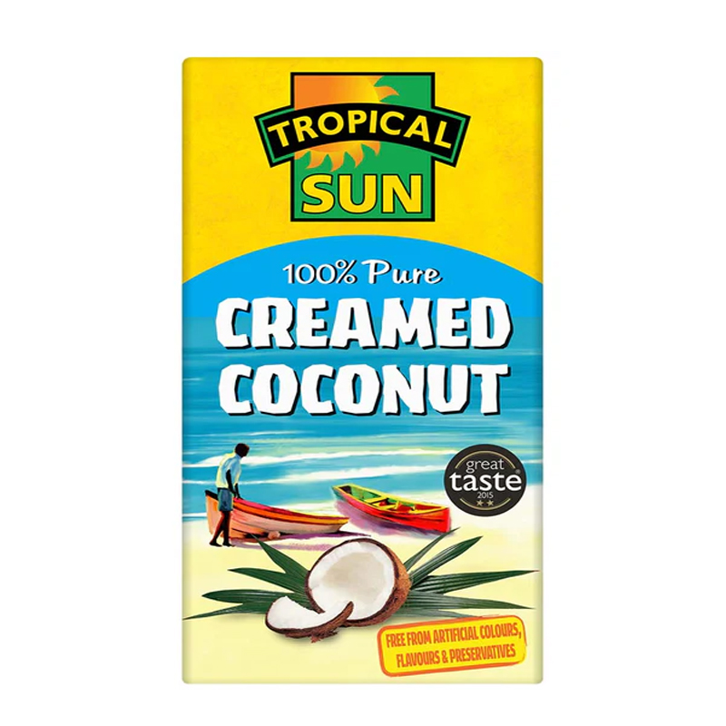Tropical Sun 100% Pure Creamed Coconut 200g