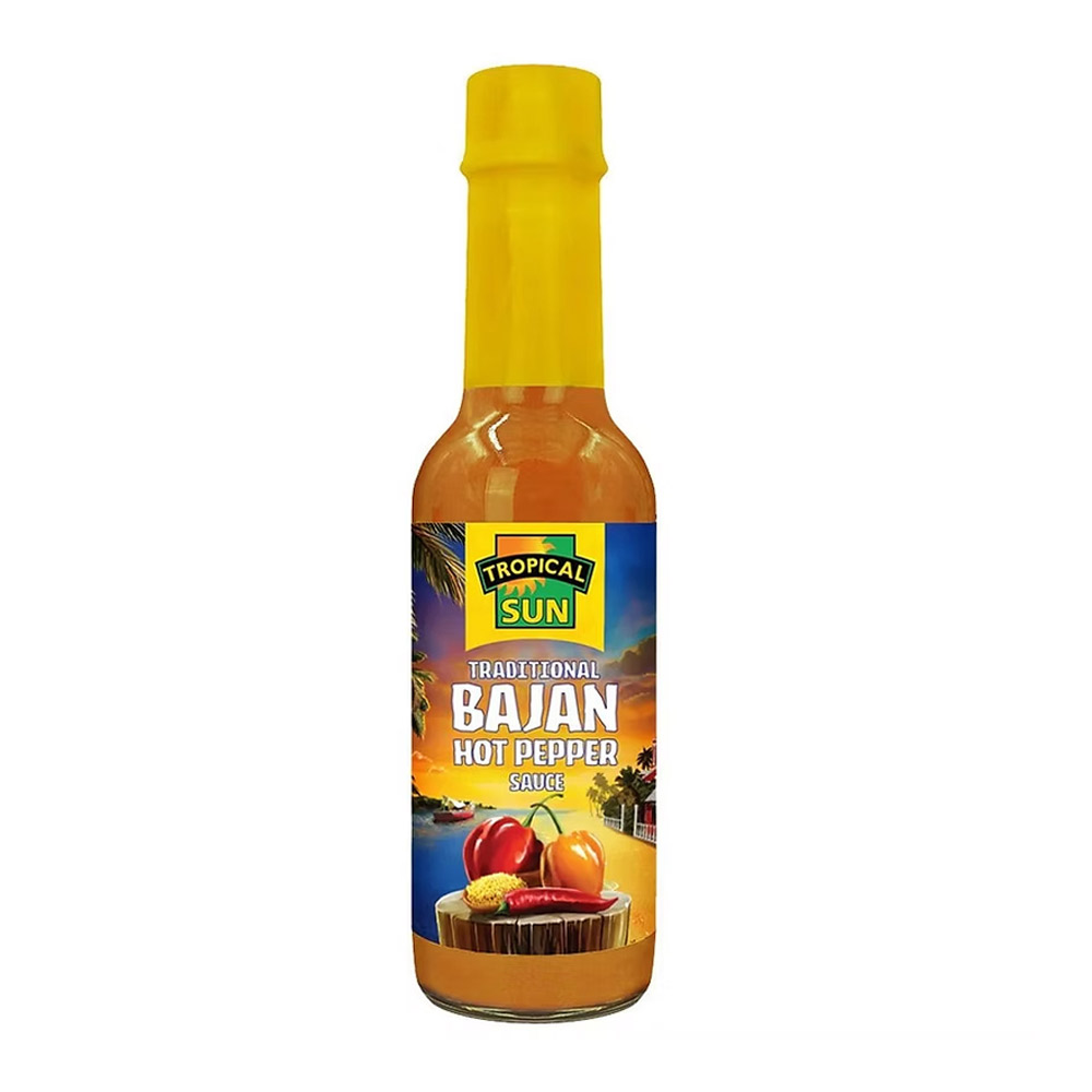 Tropical Sun Traditional Bajan Hot Pepper Sauce 150ml