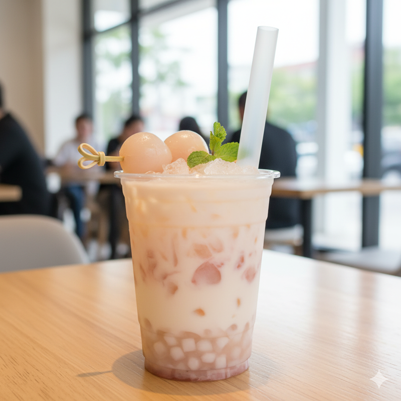 Lychee Milk Tea