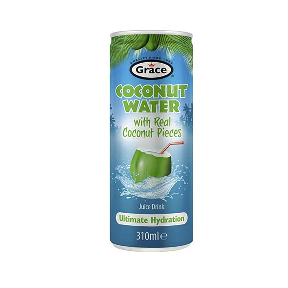Grace Coconut Water with Real Coconut Pieces 310ml