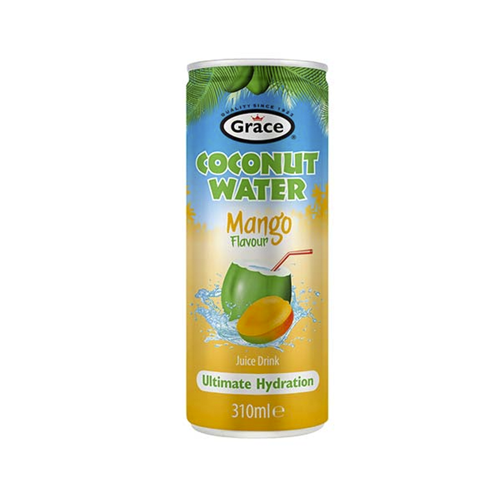 Grace Coconut Water Mango Flavour Juice Drink 310ml