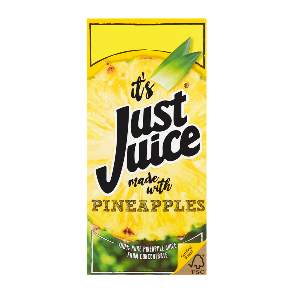 Just Juice 100% Pure Pineapple Juice From Concentrate 1L