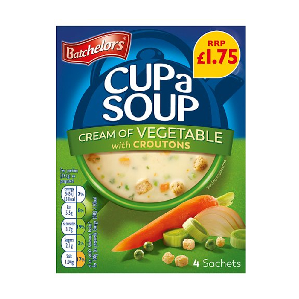 Batchelors Cup a Soup Cream of Vegetable