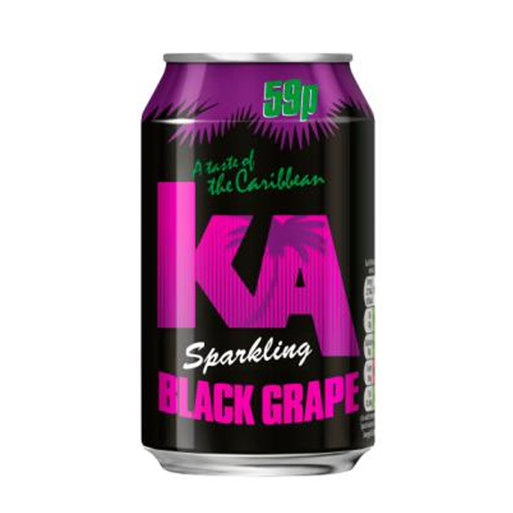 KA Sparkling Black Grape 330ml